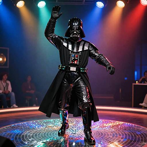 Dancing Darth Vader Disco Scene
