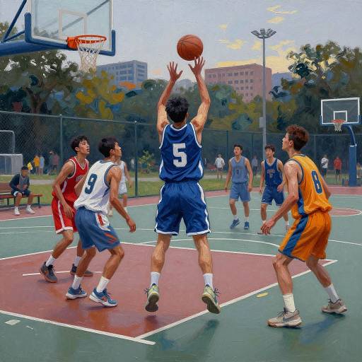 Impressionist Casual Basketball Match