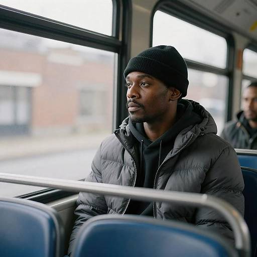 Urban Portrait of a Thoughtful Man