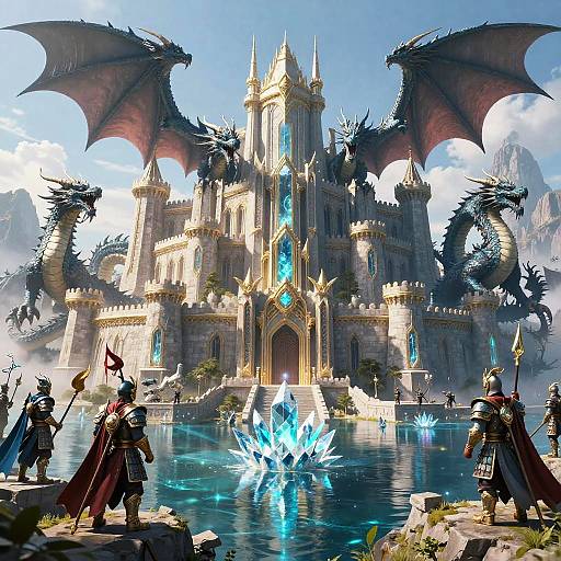 Colossal Fantasy Cliffside Fortress