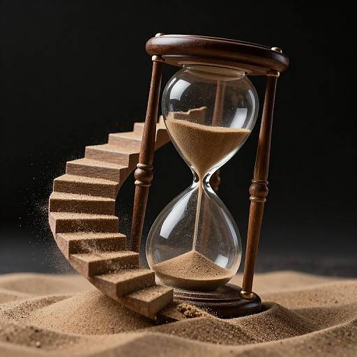 Spiral Staircase Around Hourglass