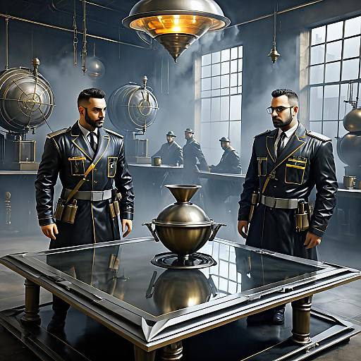 Industrial Martini Coffee Table Warframe Portrait