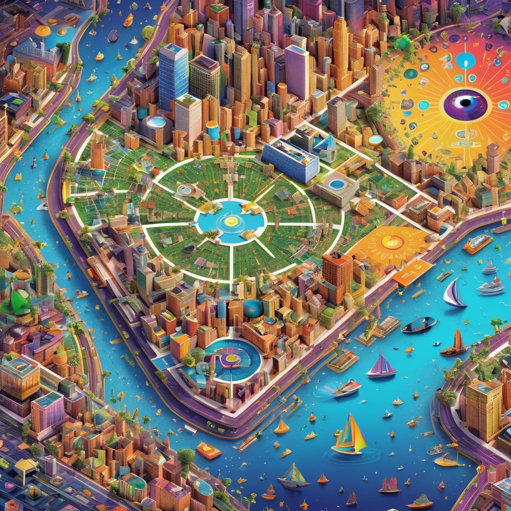 Intricate Pop Culture Eye Spy Map