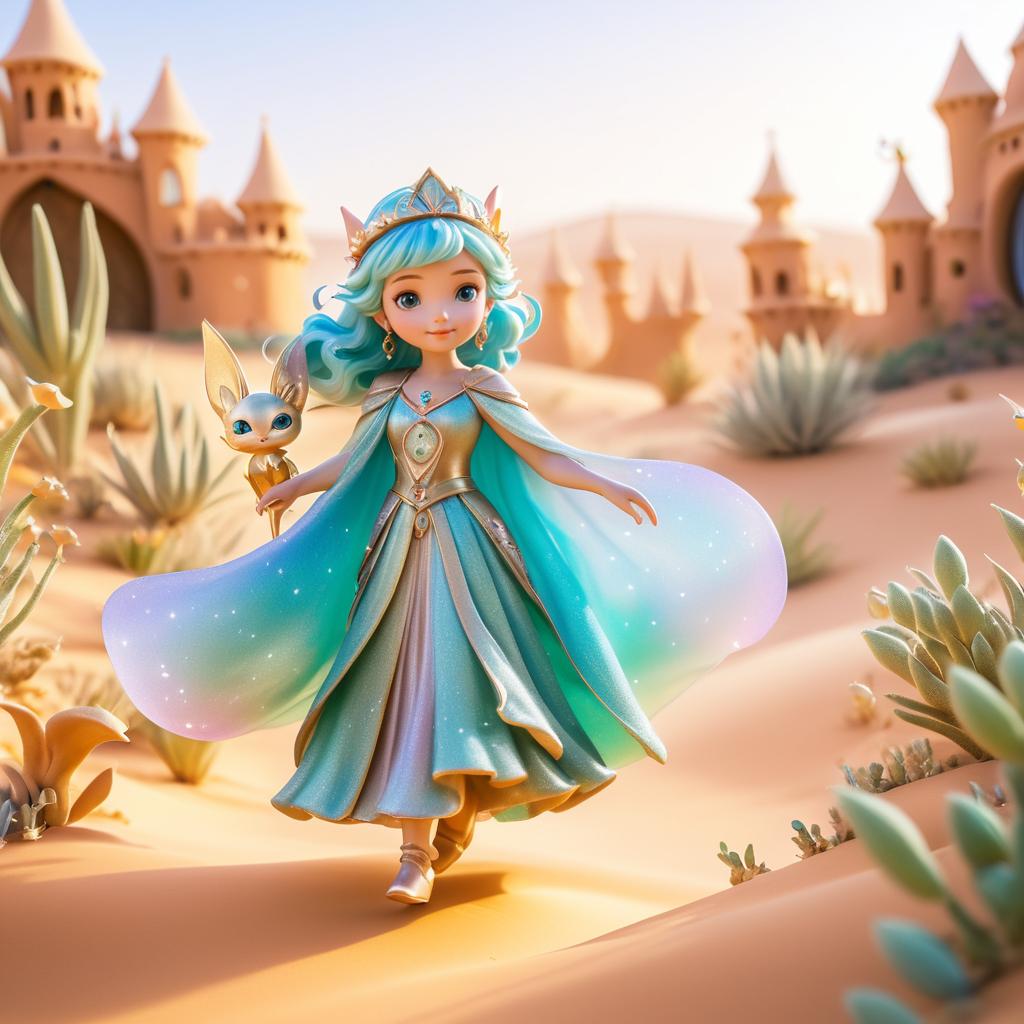 Brave Fairy Adventures in a Magical Desert