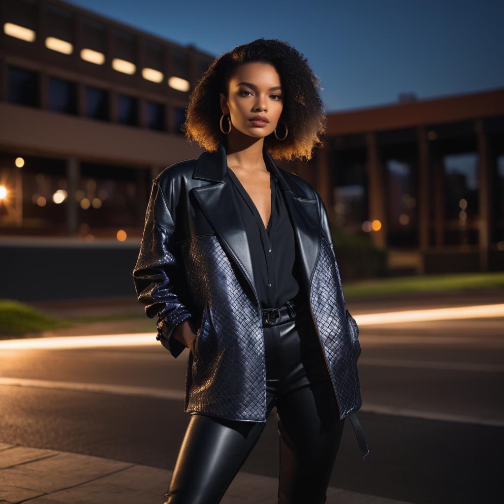 Urban Fashion Shoot at Dusk