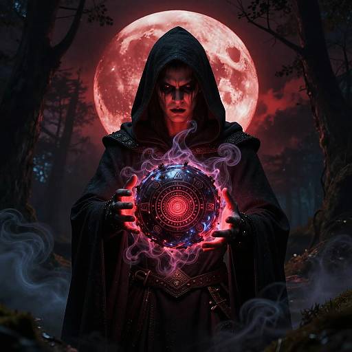 Villain Manifesting Dark Energy Orb