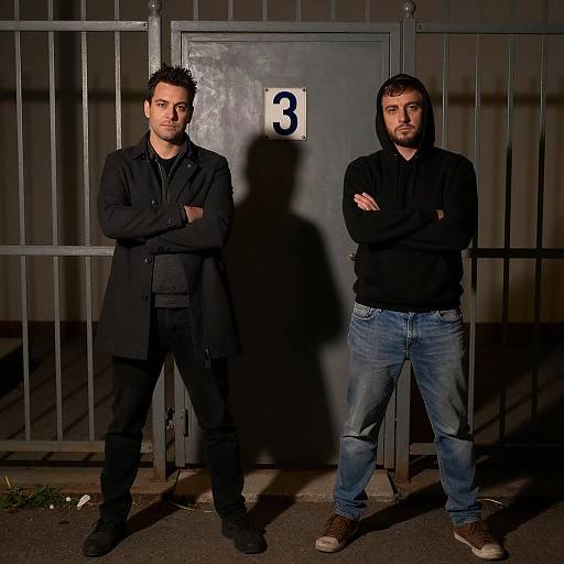 Mysterious Night Encounter with Two Men