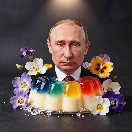 Putin Pudding Fantasy Food Art