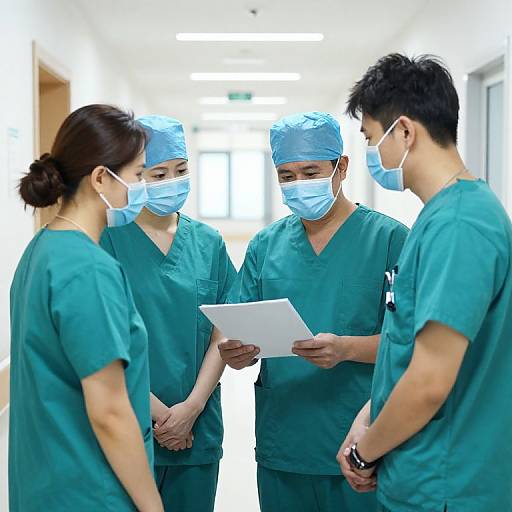 Medical Team Discussing Patient Information