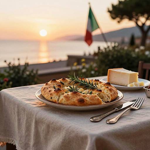 Rustic Italian Seaside Table Setting