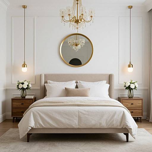 Modern Classic Elegant Bedroom Design