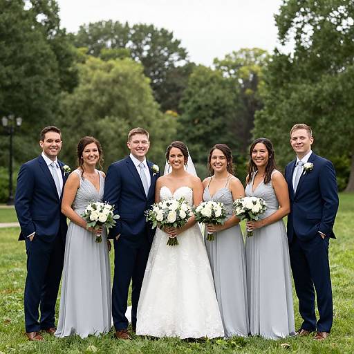 Bridal Party Wedding Portraits Boston