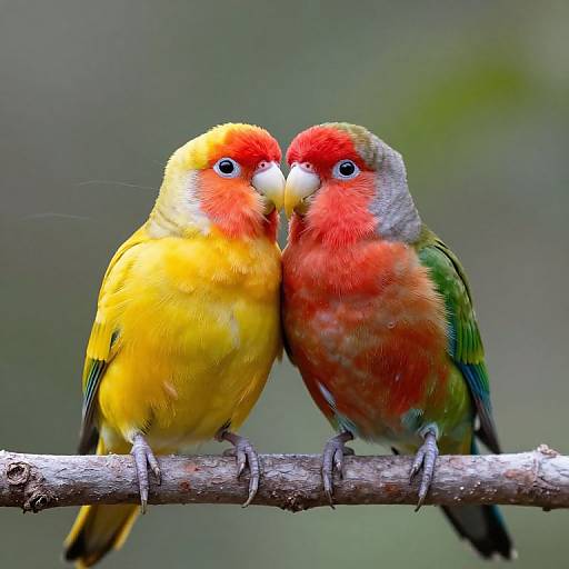 Vibrant Birds Symbolizing Connection
