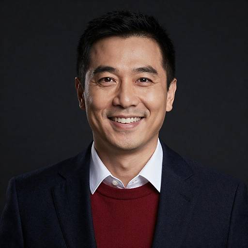 Smiling Man in Dark Suit Portrait