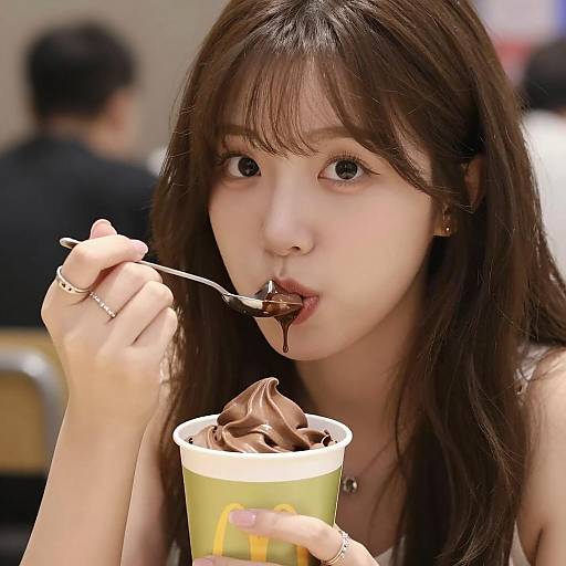 Delicious Chocolate Treat: Close-Up Delight