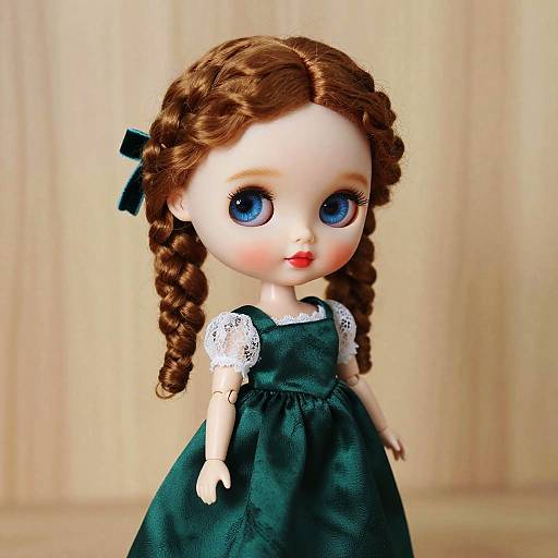 Realistic Porcelain Doll Portrait