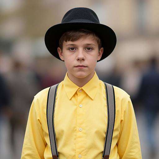 Old Boy in Fancy Dress Outfit