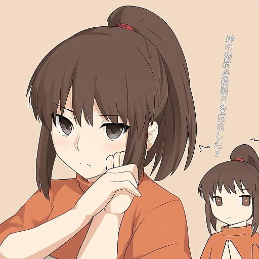 Illustration of Ogino chihiro, sen to chihiro no kamikakushi in the style of Shiseki hirame