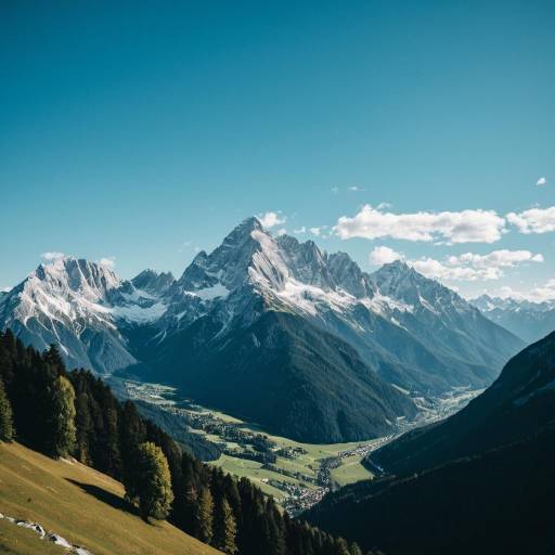 Bavarian Alps Snow-Capped Mountains