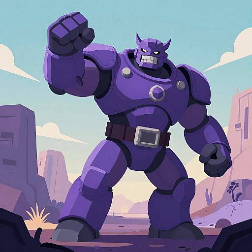 Giant Armored Violet Juggernaut