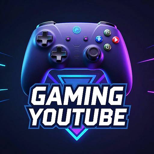Futuristic Gaming YouTube Logo