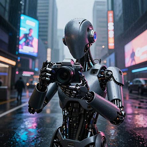 Cyberpunk Android's Last Selfie