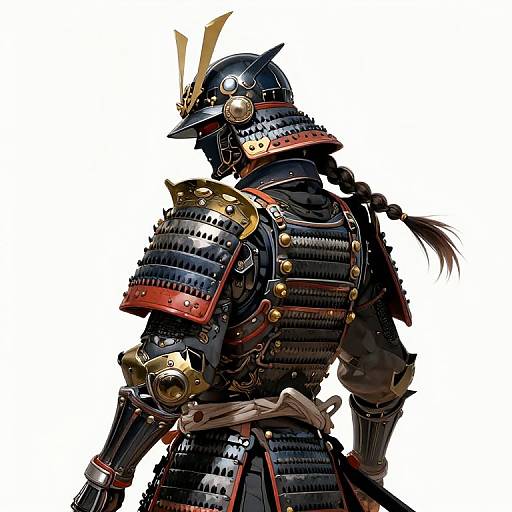 Futuristic Samurai Armor Fusion