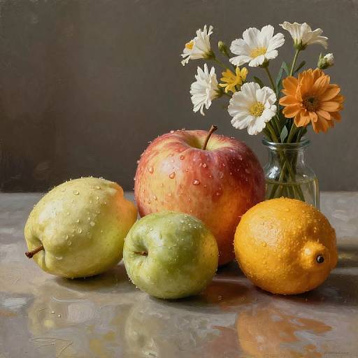 Hyperrealistic Still Life AI Art