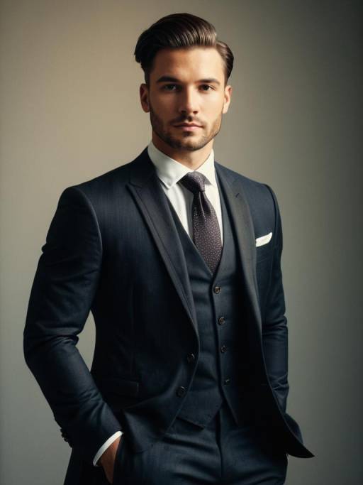 Elegant Man in Formal Attire Portrait