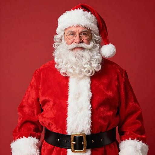Classic Male Santa Claus Portrait
