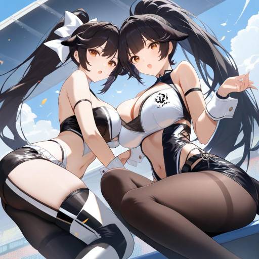 Race Queen Girls with Animal Ears