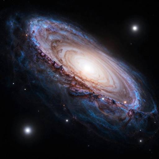 Andromeda Galaxy with Imaginary Planet Cryosylph