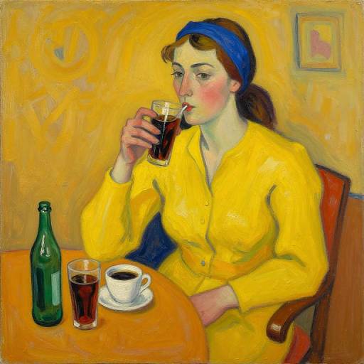 Modern Matisse Drinking Cola