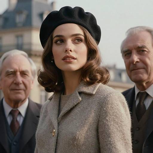 1969 Paris Low Angle Beret Portrait