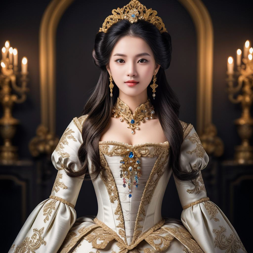 Baroque Elegance: A Captivating Portrait