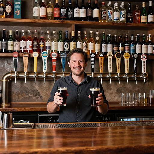 Smiling Man at Belltown Beer Bar