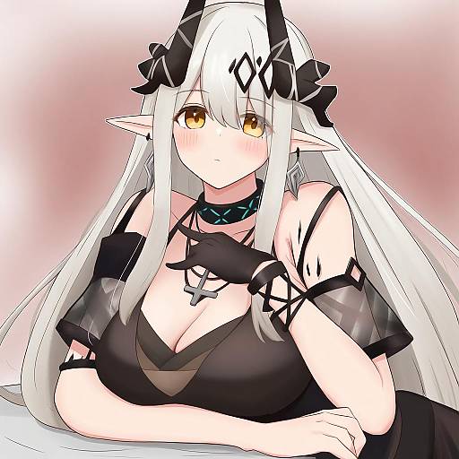 Illustration of Mudrock (obsidian) (arknights), arknights in the style of Mizushima (p201112)