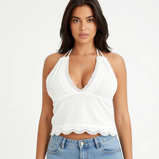 Bohemian Casual Woman in Denim