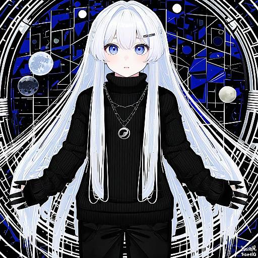 Illustration of Angelica (project moon), project moon in the style of Sesield