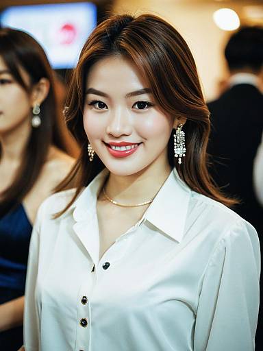 Realistic K-Pop Style Woman Portrait