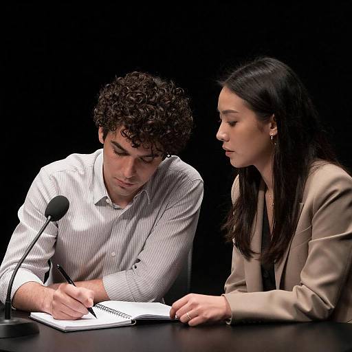 Candid Moment in a Dim Room