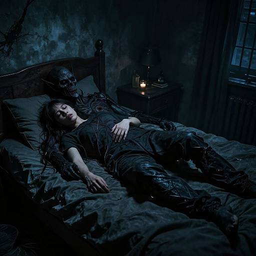 Sleep Paralysis Demon Fear Visualized