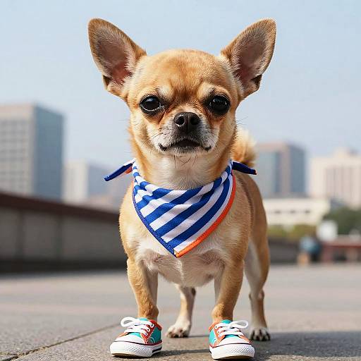 Sassy Chihuahua Caricature with Attitude