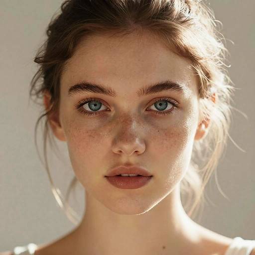 Ethereal Portrait of Young Woman
