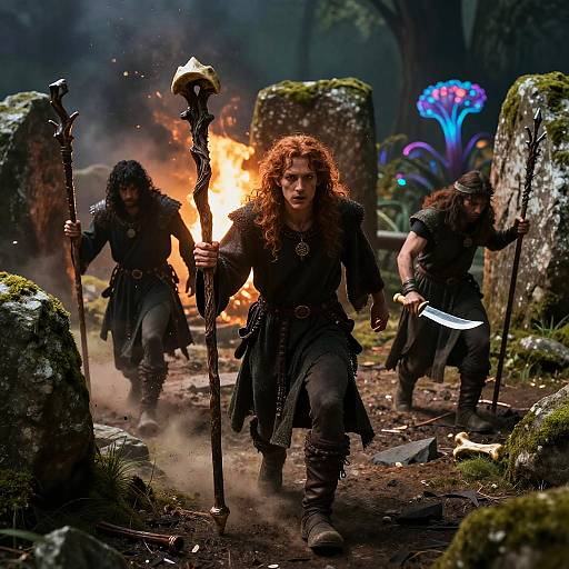 Ancient Druids Rampage CGI Scene
