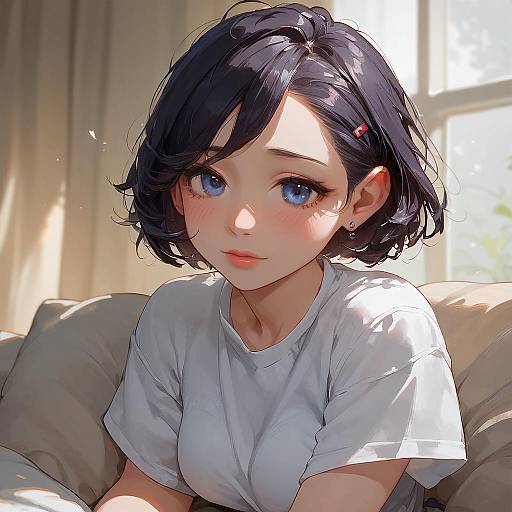 Petite Marinette Cute Doodle In Love