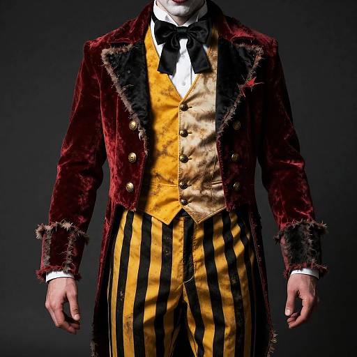 Sinister Carnival Ringmaster Halloween Outfit