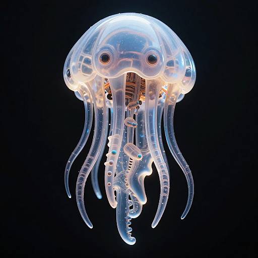 Cyborg T1000 Jellyfish in Liquid Metal