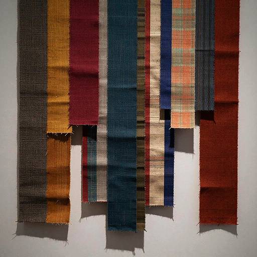 Degloved Fabric Art Installation