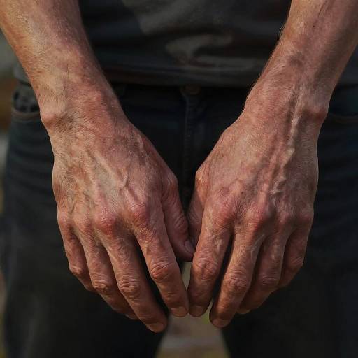 Hyperrealistic Rugged Masculine Hands